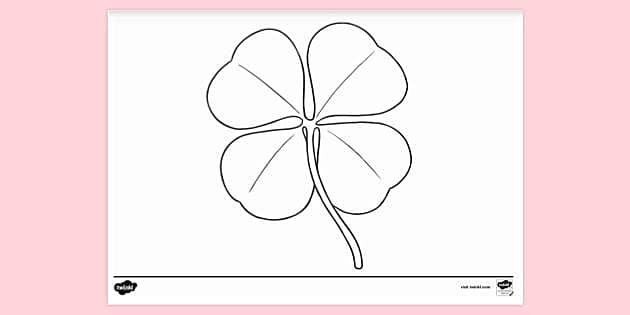 Shamrock template st patricks day resources