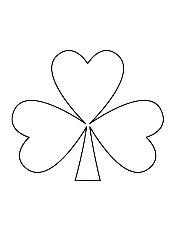 Free printable shamrock templates