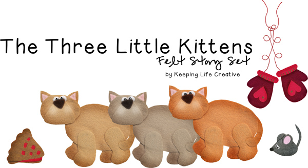 Three little kittens storytime activities