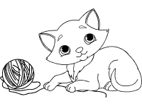 Three little kittens coloring pages and printable activities