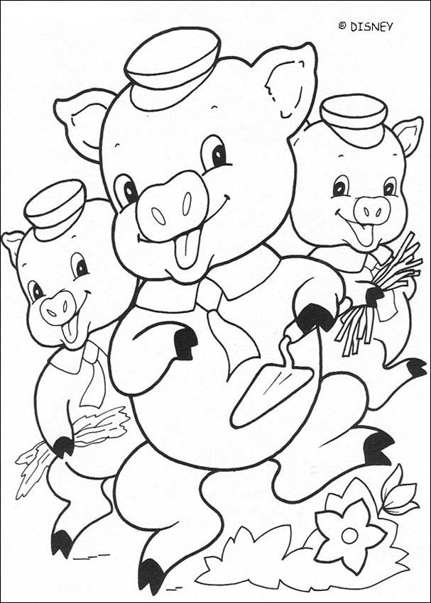 Immerse yourself in the world of three little pigs story with our fun and creative coloring pages free and printable designs