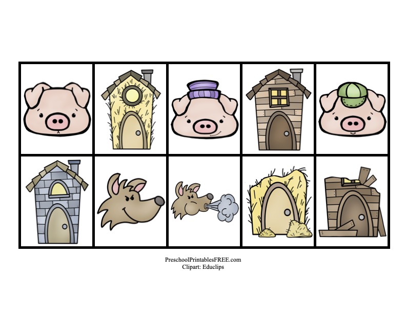 Three little pigs activities for preschoolers printable â free preschool printables