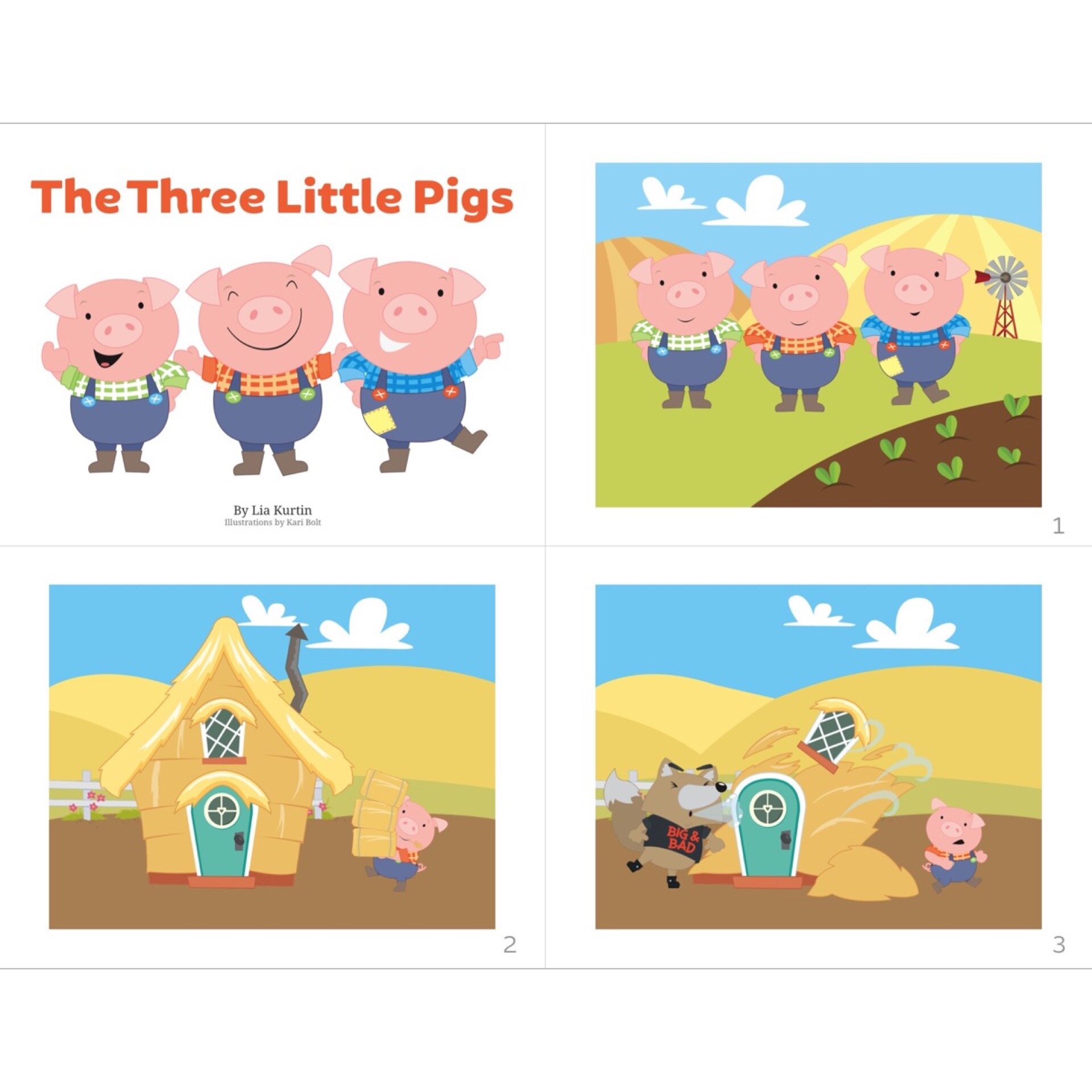 The three little pigs wordless picture book speech activities for preschoolers â slp