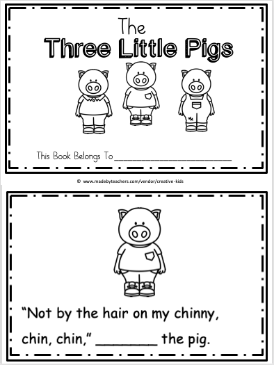 The three little pigs fill