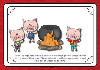 Free story book the three little pigs by little green tpt