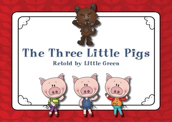 Free story book the three little pigs by little green tpt