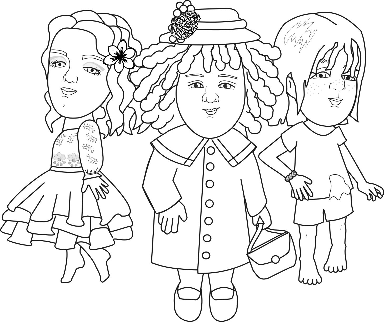 Cloudberry henbit and sweetflag coloring page â the frendibles place