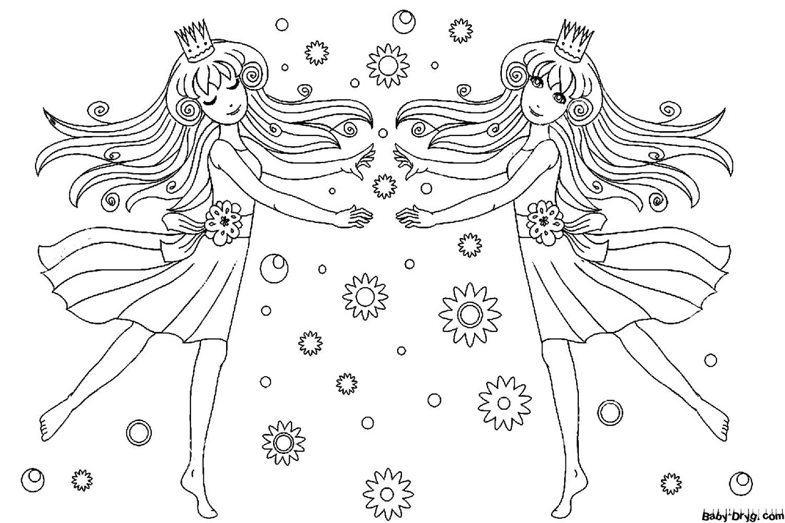 Coloring page barbie and the pony coloring princess