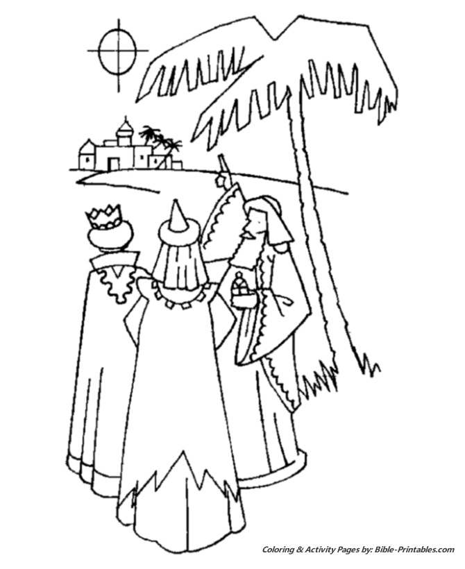 The christmas story coloring pages