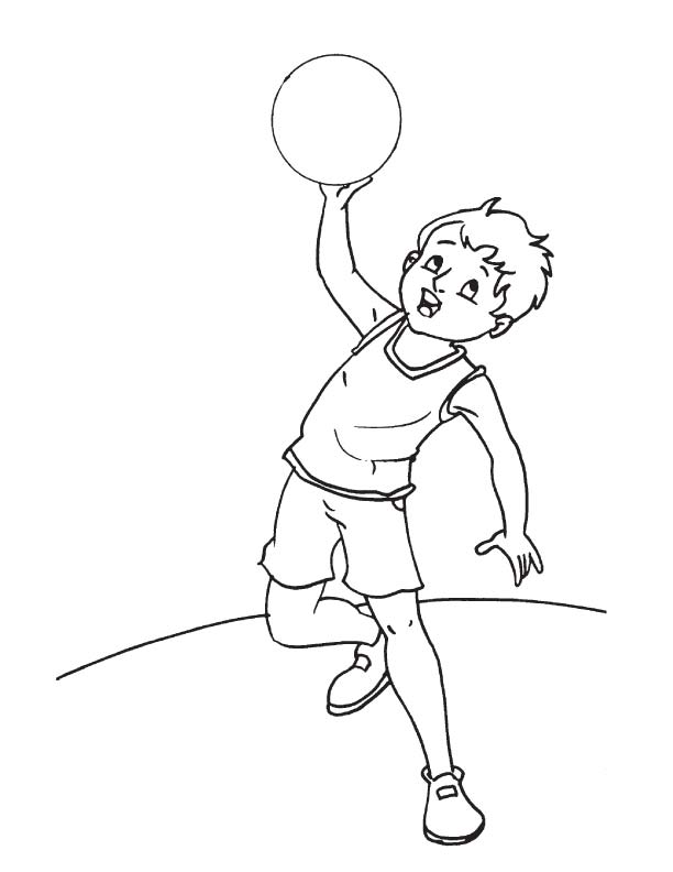 Throwing basketball coloring page download free throwing basketball coloring page for kids best coloring pages