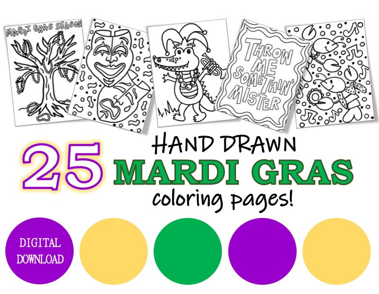 Mardi gras coloring pages mardi gras activity sheets mardi gras party activity for kids coloring sheets for kids new orleans coloring