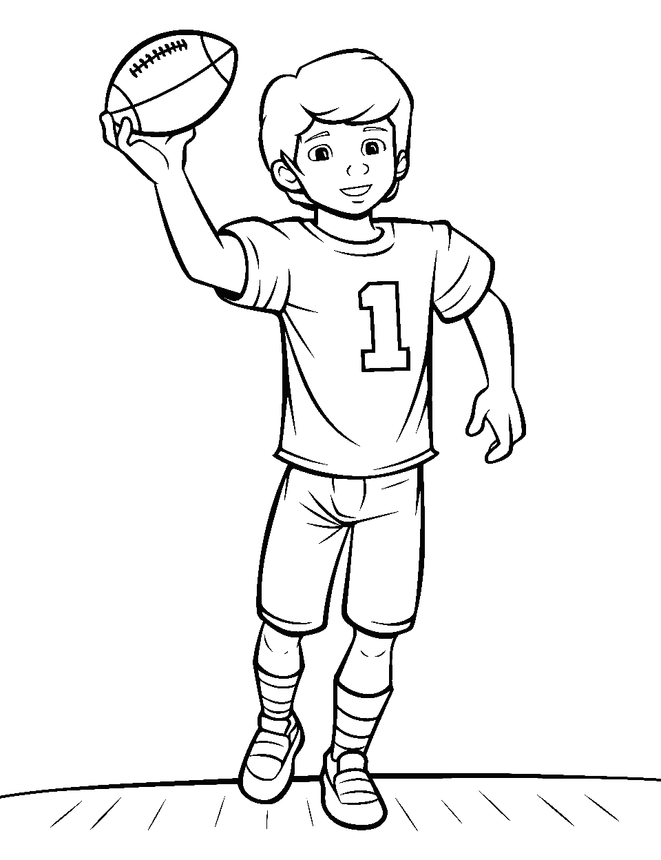 American football coloring pages free printables