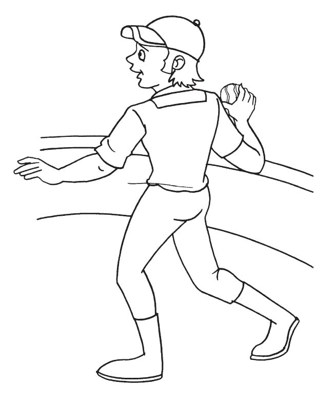 Throwing the ball coloring page download free throwing the ball coloring page for kids best coloring pages