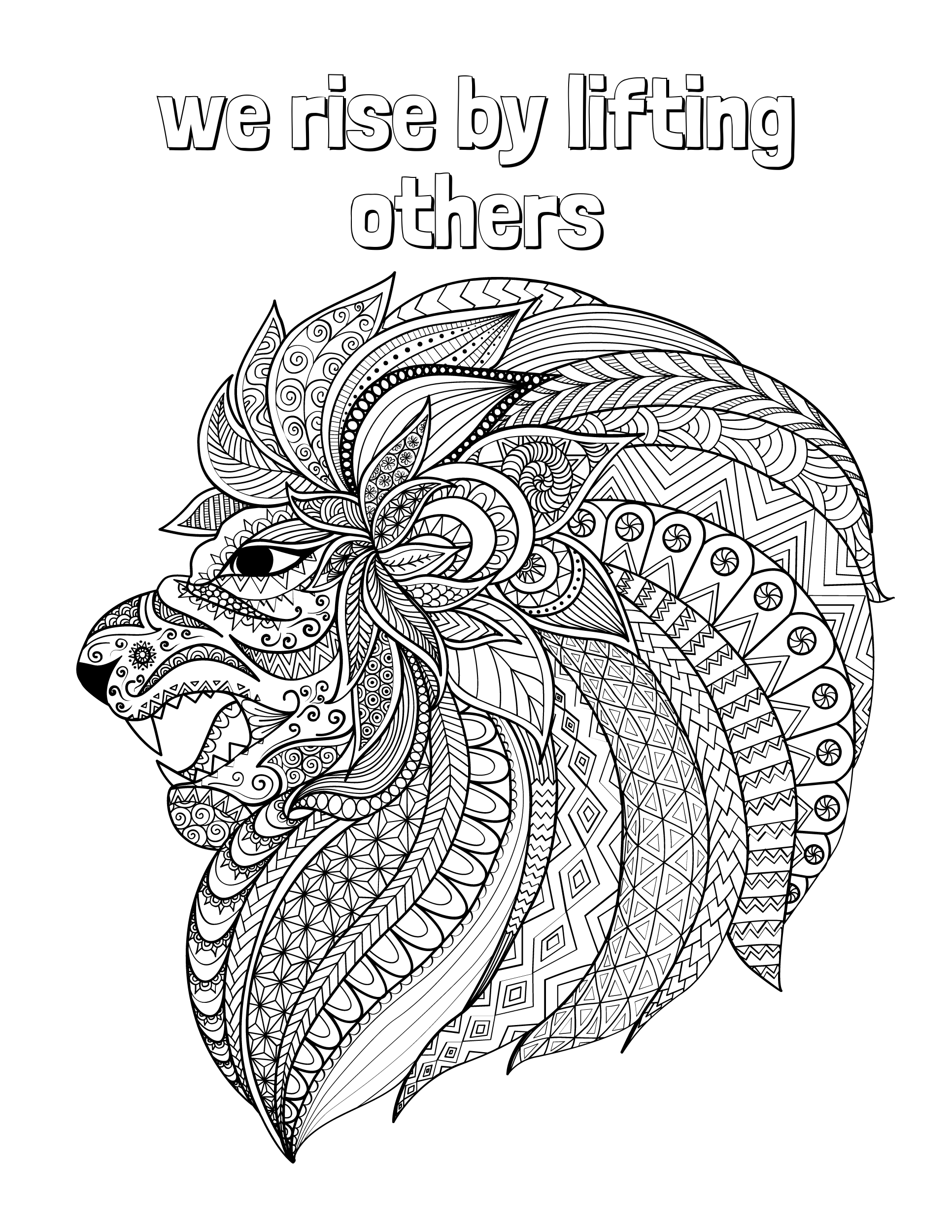 Printable motivational swear word coloring pages for adults funny swe