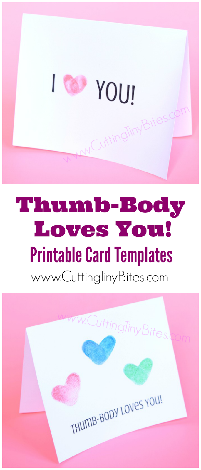 Printable valentine card template