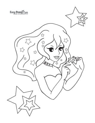 Mermaid coloring pages