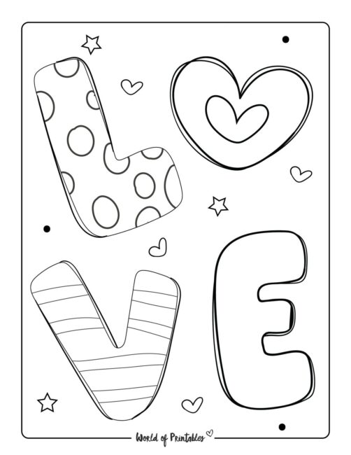 Valentines day coloring pages