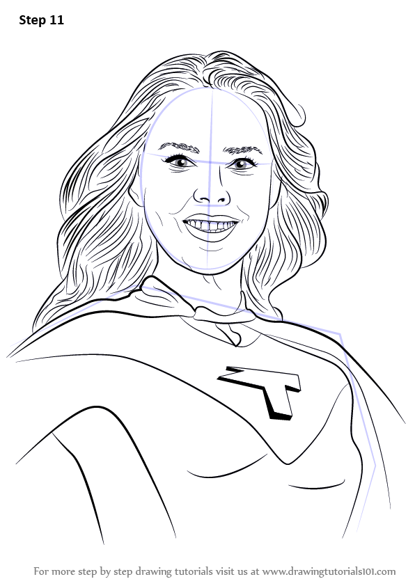 How to draw barb thunderman from the thundermans the thundermans step by step