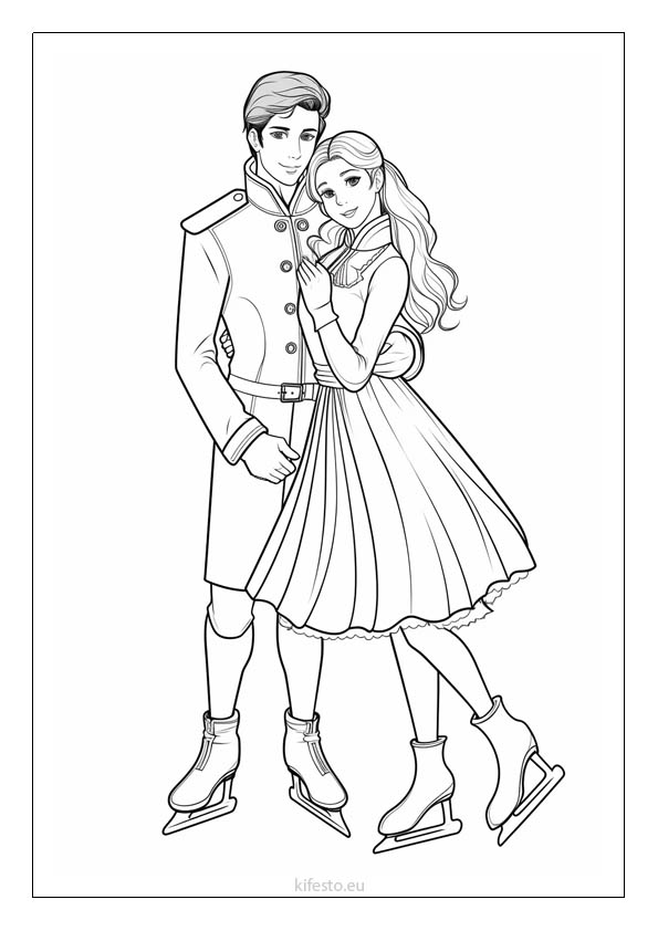 Ice sktaing coloring pages free printable coloring sheets for kids