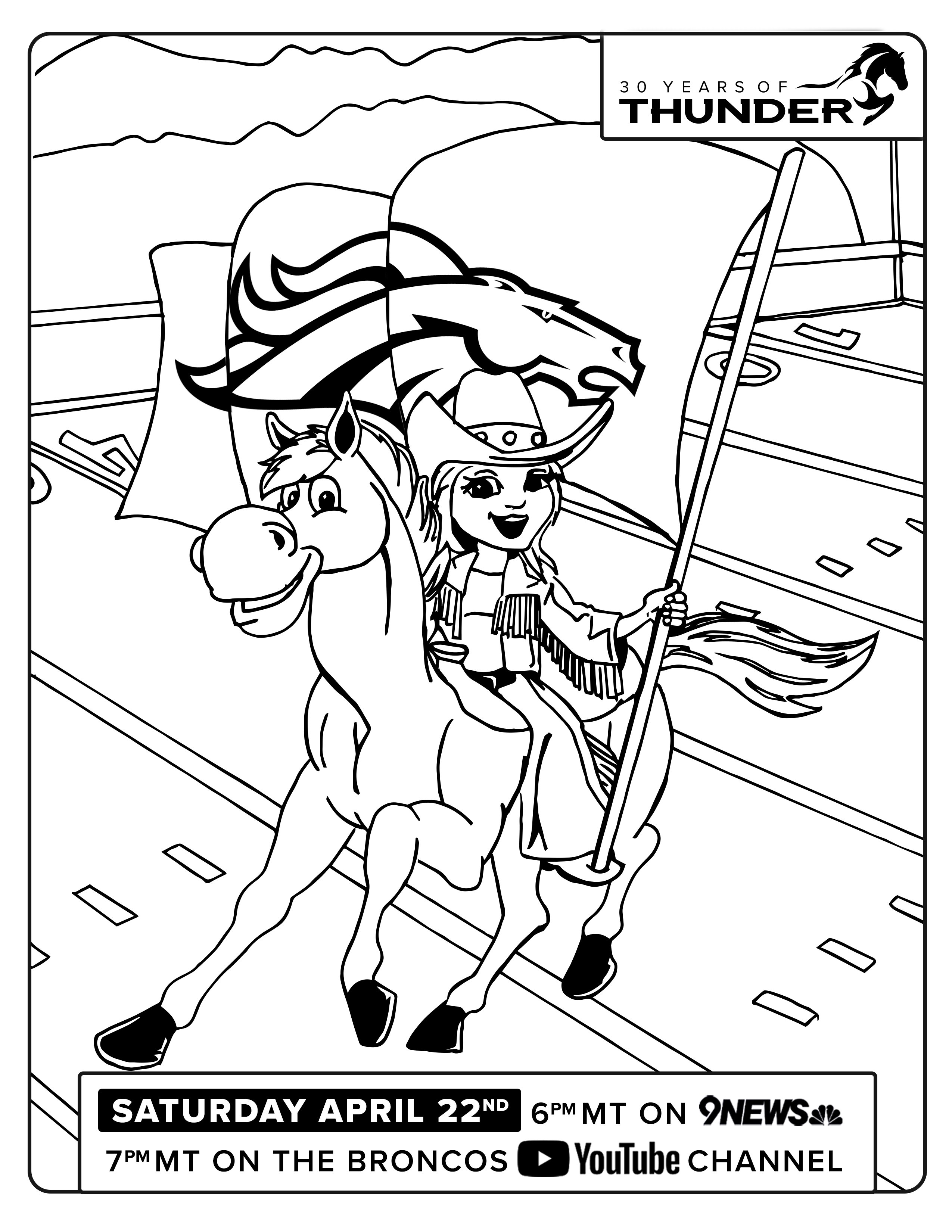 Broncos studio on x just âï days til years of thunder premieres get ready by filling out these printable coloring pages ð reply with your creations well rt our favorites