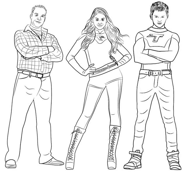 Five cool thundermans coloring pages for children coloring pages coloring pages for kids coloring pages for boys
