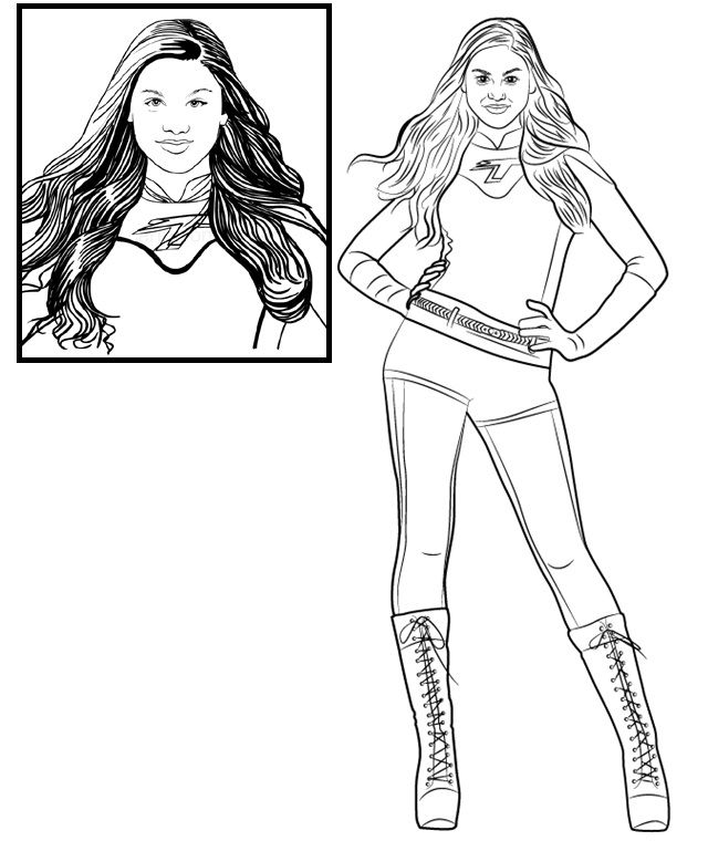 Five cool thundermans coloring pages for children supergirl cosplay coloring pages coloring pages for boys