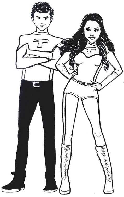 Five cool thundermans coloring pages for children coloring pages for boys coloring pages coloring pages for kids