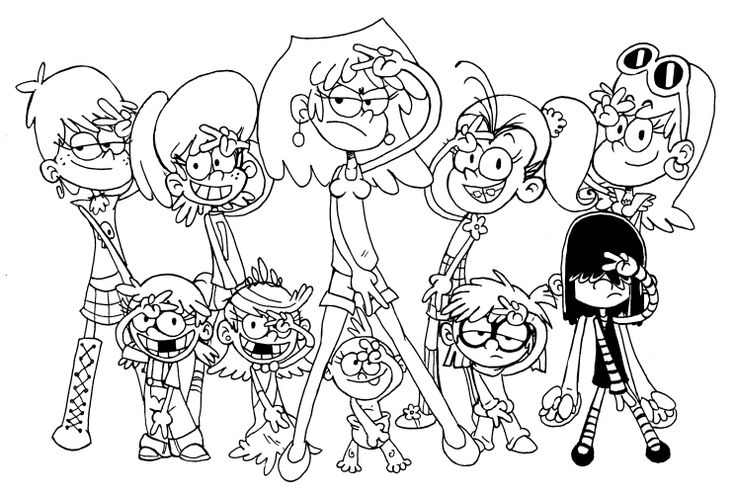 Loud house designs coloring pages house colouring pages cartoon coloring pages