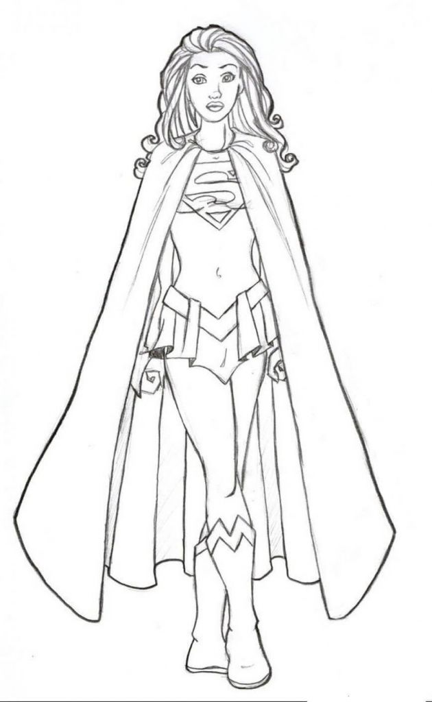 Supergirl coloring pages superhero coloring superhero coloring pages super coloring pages