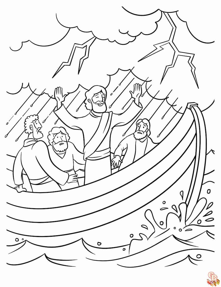 Storm coloring pages