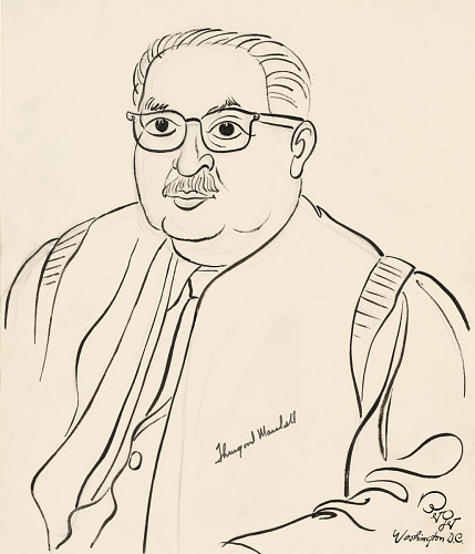 Thurgood marshall national portrait gallery