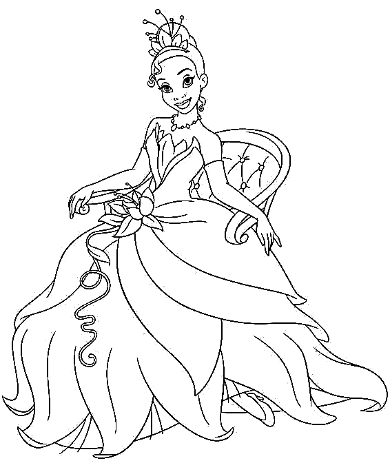 Princess coloring pages printable for free download