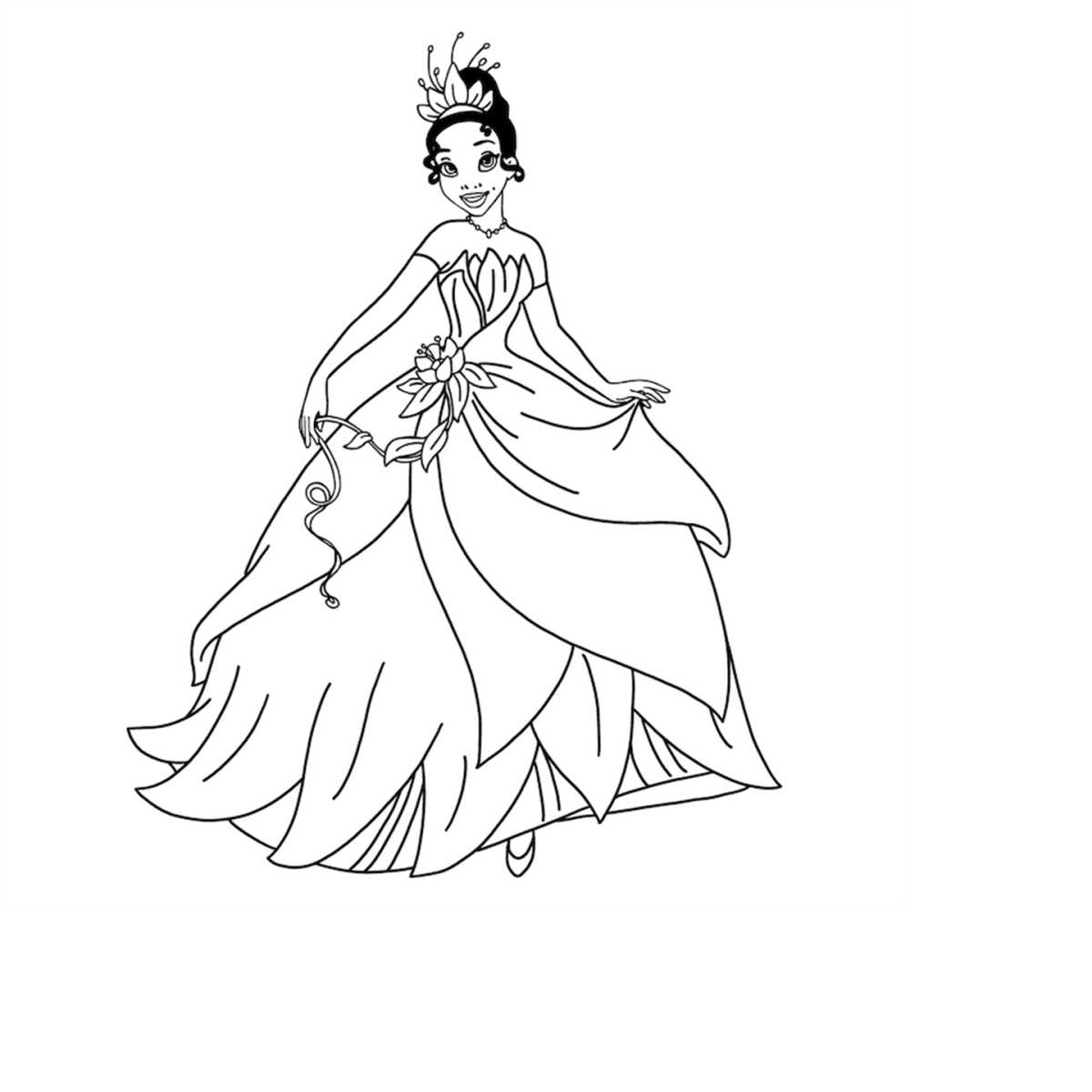 Princess tiana the princess and the frog digital files