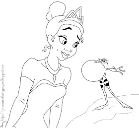 Princess coloring pages princess tiana