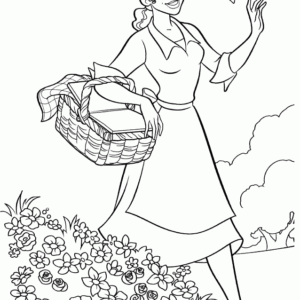 Tiana coloring pages printable for free download