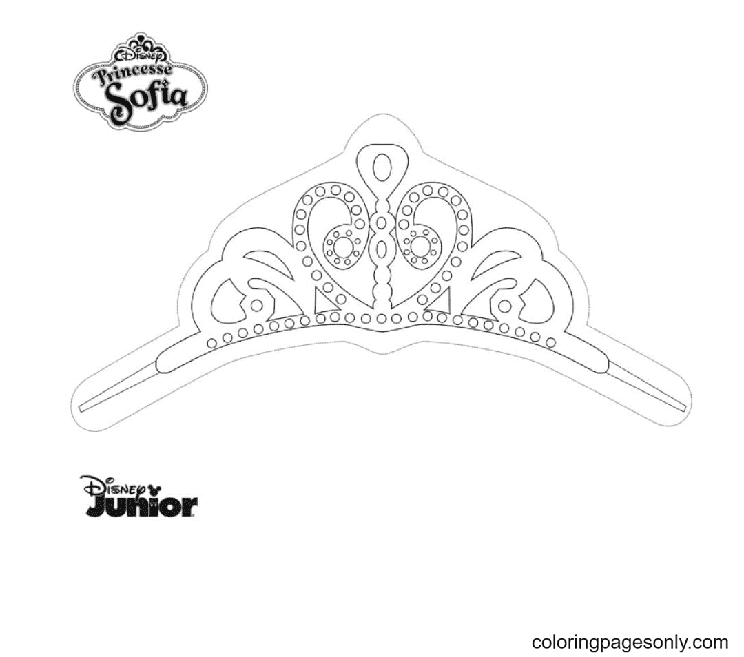 Sofia the first coloring pages printable for free download