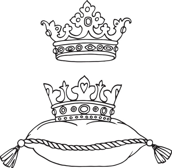 Thousand crown coloring pages royalty