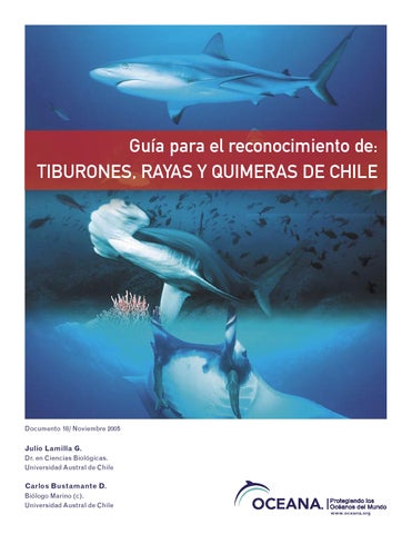 Guãa reconocimiento de tiburones chile by subsecretaria de pesca