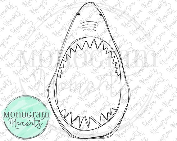 Acuarela summer png clipart de boca de tiburãn para descarga digital sublimaciãn e imprimibles