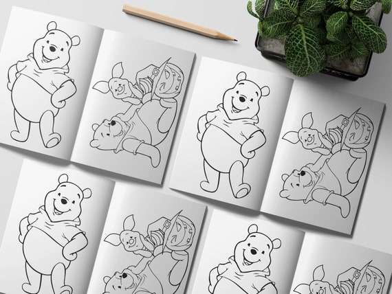 Winnie the pooh coloring book pages coloring pages printable