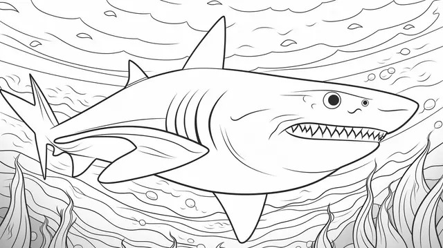 Amazing shark coloring page oregon background shark picture to color shark ocean background image and wallpaper for free download