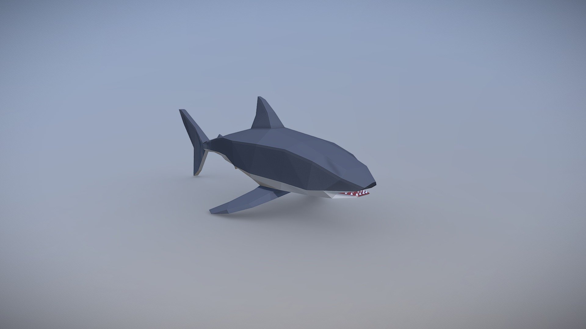 Tiburãn low poly