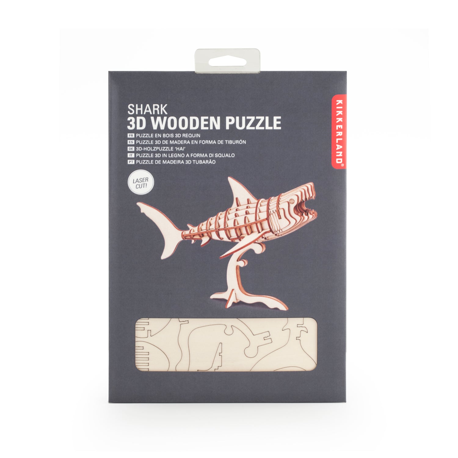 Shark d wooden puzzle â design inc