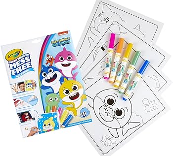 Crayola lor wonder baby shark piece set toys games