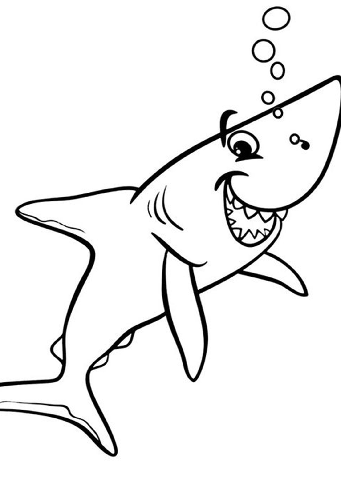 Free easy to print shark coloring pages shark coloring pages coloring pages bird coloring pages