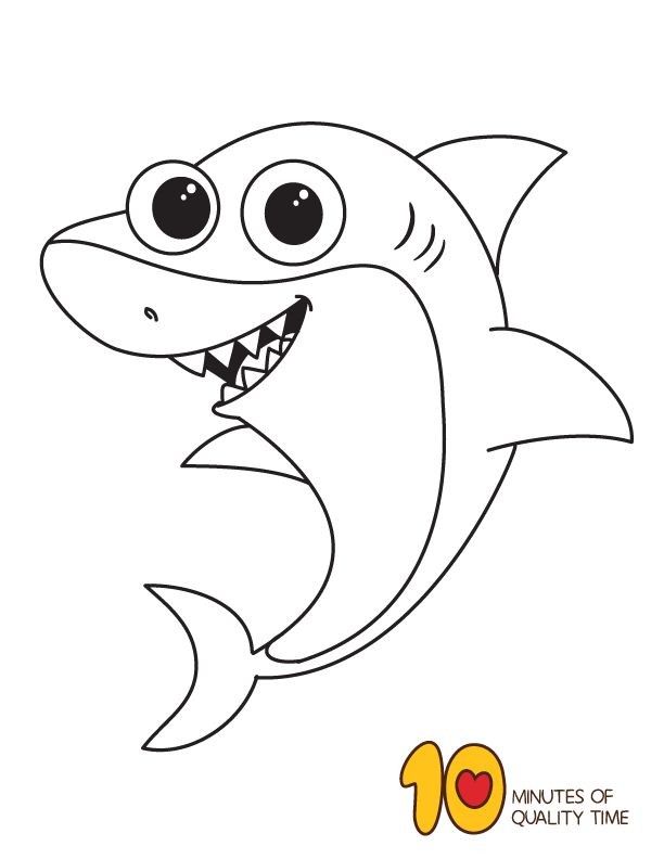 Baby shark colouring pages bunny coloring pages shark coloring pages coloring pages