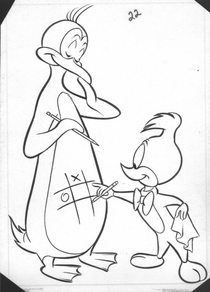 Walter lantzs woody woodpecker coloring book art