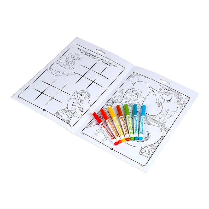 Crayola disney princesses coloring and activity pad with markers â