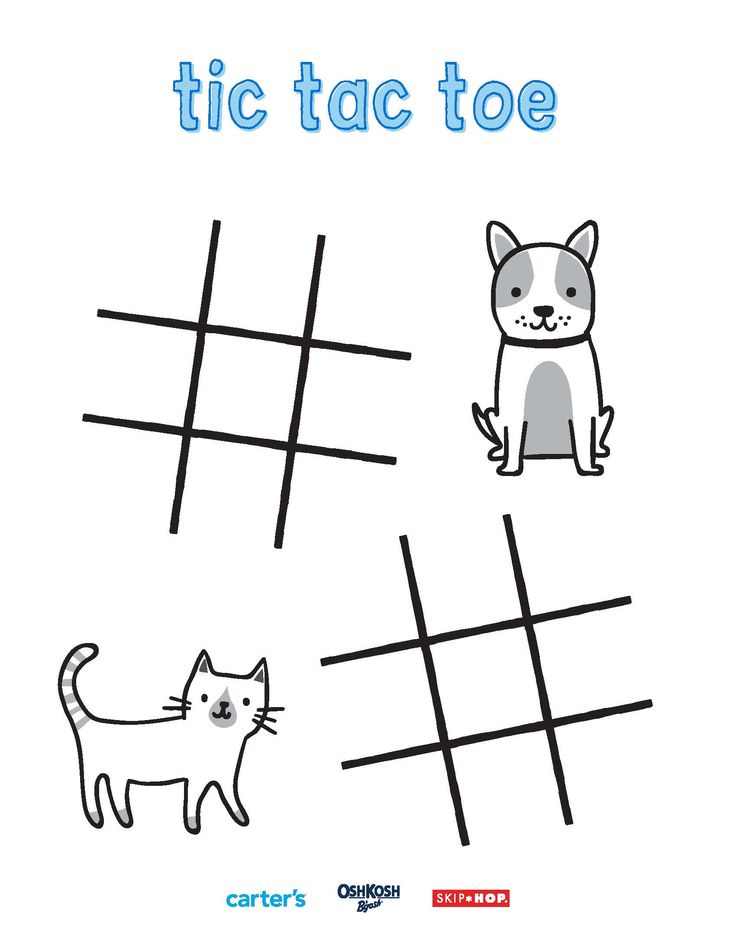 Tic tac toe printable learn crafts baby crafts kids playing