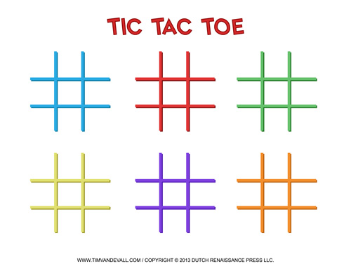 Printable tic